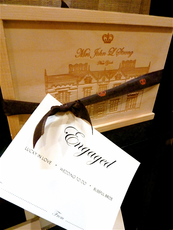 Mrs. John Strong boxed set of house notes Mrs. John Strong box of house notes for an engagement