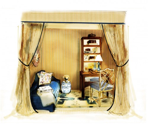 Allison Hennessy sketch for Rooms with a View 2011