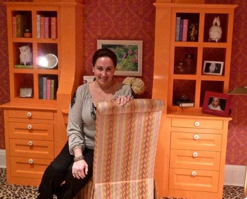 Melissa Marcoglise in her vignette for Rooms with a View 2011