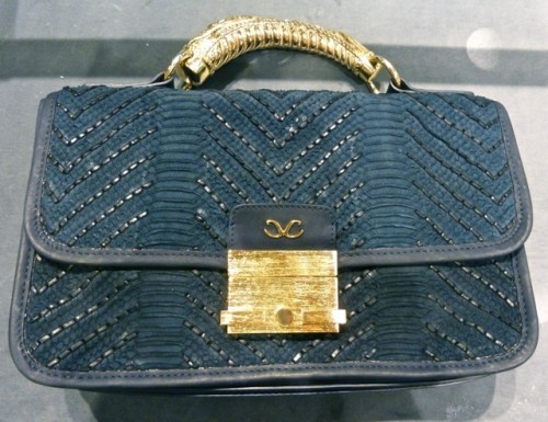 Monka Chiang navy bag