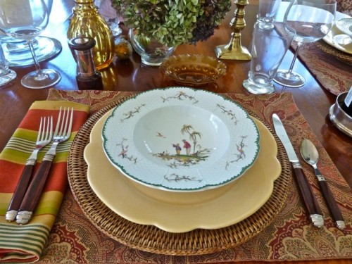 Thanksgiving table setting