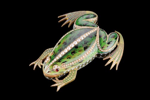 The Frog ∏ 2011 Fondation Edouard et Maurice Sandoz (FEMS) Pully Switzerland Sandoz collection at Mechanical Wonders at A La Vieille Russie