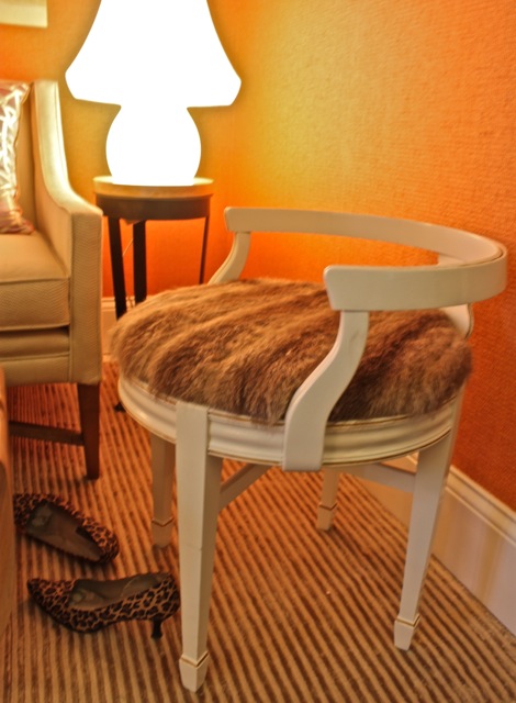 Connecticut interior designer Connie Cooper's vignette for Rooms with a View 2011