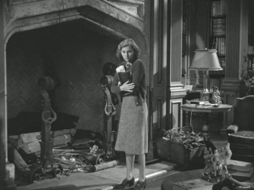 Manderley library in Rebecca