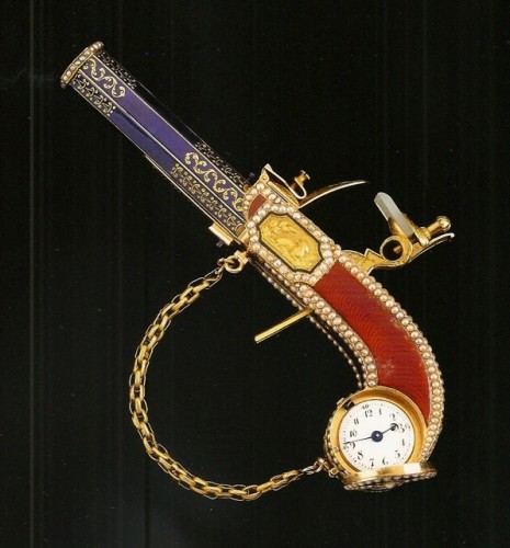 maurice sandoz small scent pistol Sandoz collection at Mechanical Wonders at A La Vieille Russie