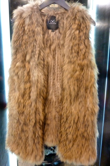 monika chiang fur vest