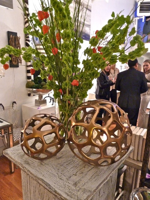 Tablescape at interior design store Pimlico in New Canaan, Connecticut