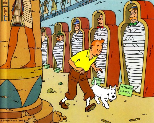 TIntin and the Cigars of the Pharaoh