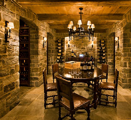 Luxury wine cellar Gil Schafer