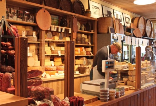 Darien cheese facing door