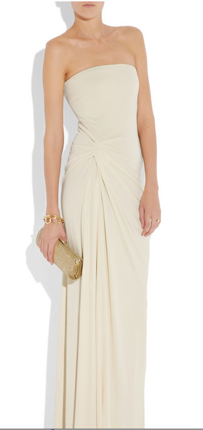 gucci draped matte-jersey strapless gown net-a-porter