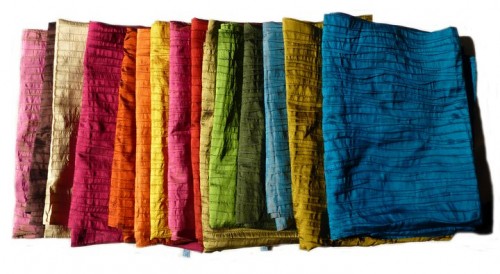 thai silk pintuck shawls