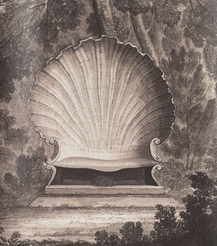 shell seat drawing