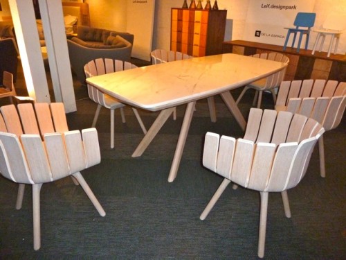 Leif.designpark Flower Cup Chairs and Lily Table Tramshed