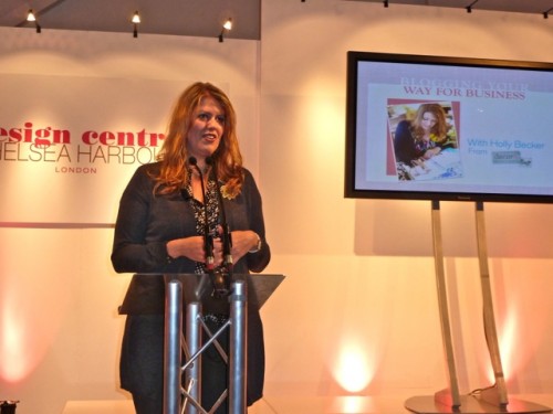 decor 8 Holly Becker speaking at Design Centre Chelsea Harbour, London