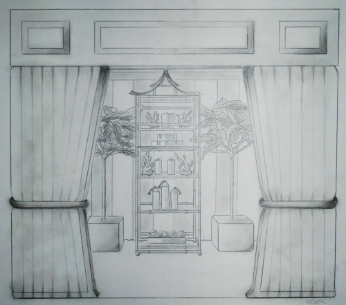 Sam Allen sketch for Rooms with a View