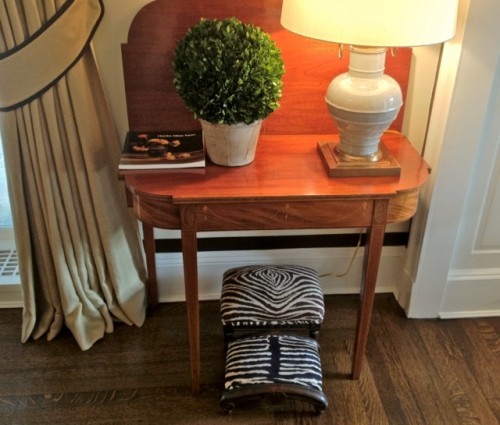 Living Room designed by Susan Bednar Long at the Connecticut Governor's Residence for The People's Project