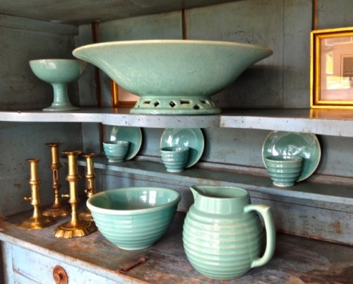 Governor Dan and Cathy Malloy's collection of pottery seen at their Hartford residence
