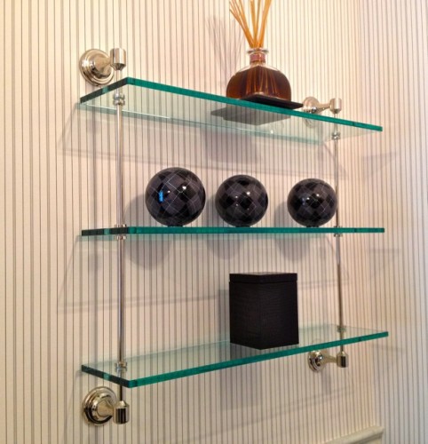 Men's powder room designed by Klaff's at the Connecticut governor's mansion for The People's Project