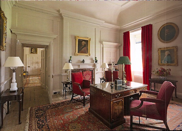 Lord Dumfries' study p121 The Scottish Country House