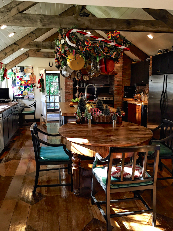 Kitchen in designer Lisa Hilderbrand's antique Connecticut house