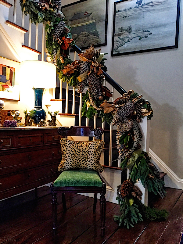 Christmas in Connecticut at designer Lisa Hilderbrand's antique home
