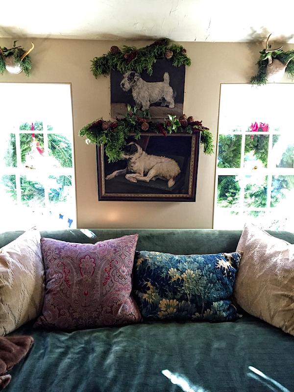 Library in designer Lisa Hilderbrand's antique Connecticut house