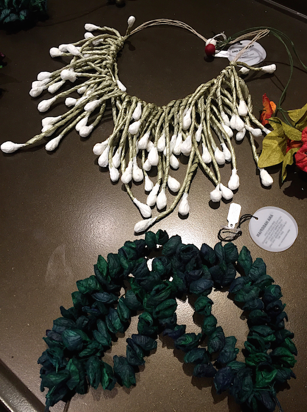 Paper necklaces at the Metropolitan Museum