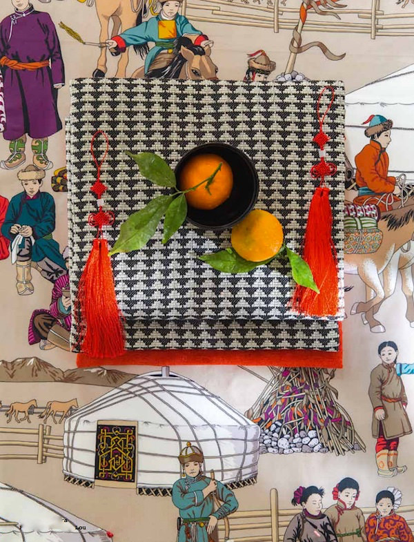 Manuel Canovas black and white Lou on Hazara