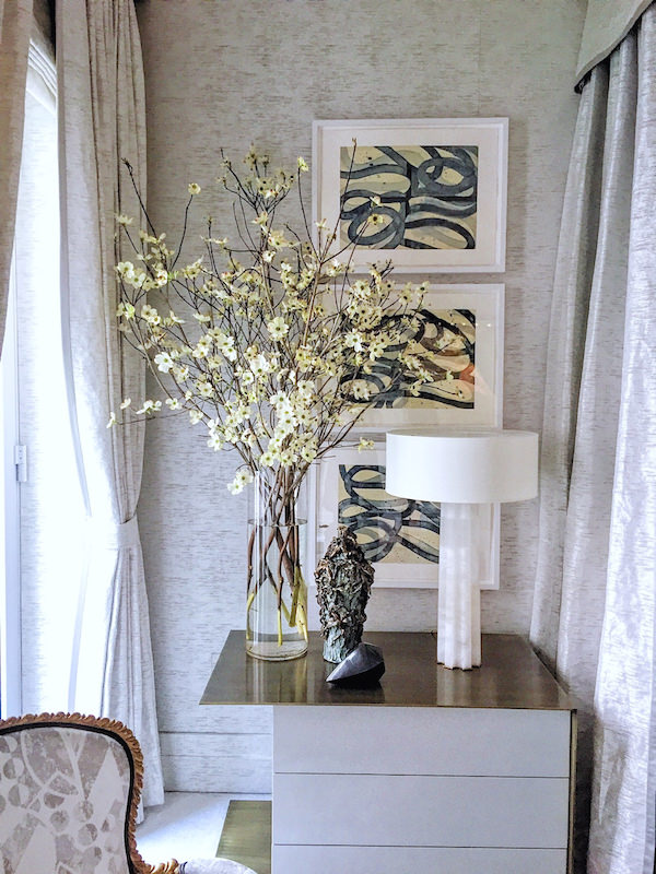 Detail of Drake Anderson Kips Bay bedroom