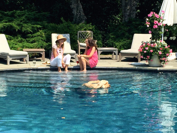 Susanna Salk & Liz Lange at Grey Gardens