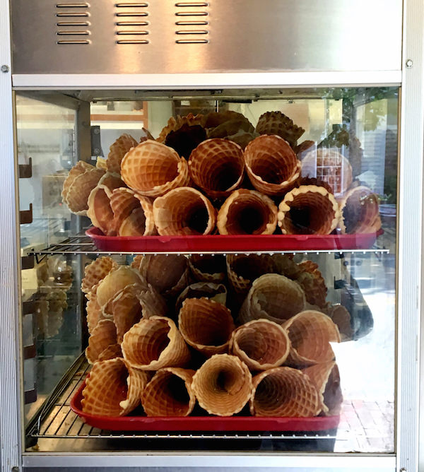 The Juice Bar waffle cones