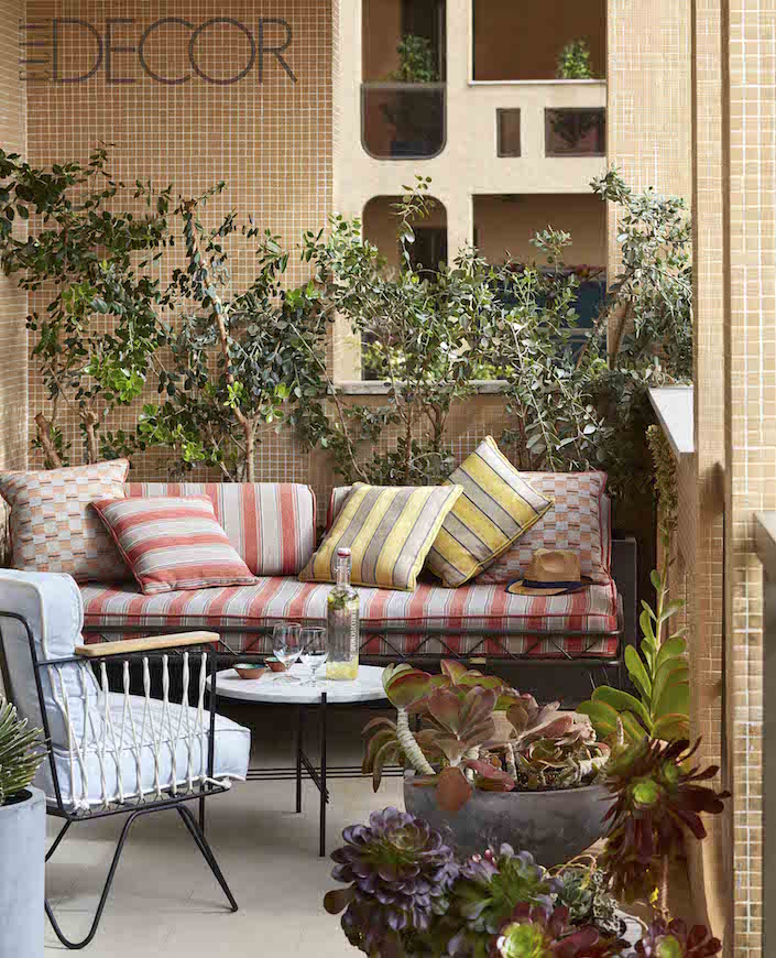 ELLE DECOR 2017 Global Style issue Monte Carlo terrace by Humbert & Poyet