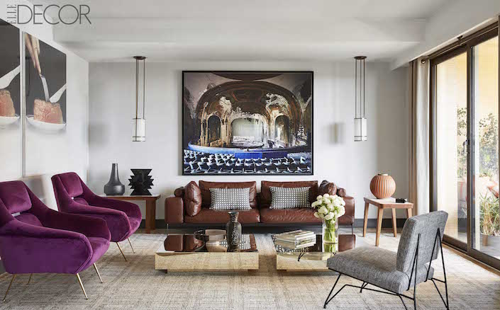 ELLE DECOR Global style issue - Humbert & Poyiet in Monte Carlo living room