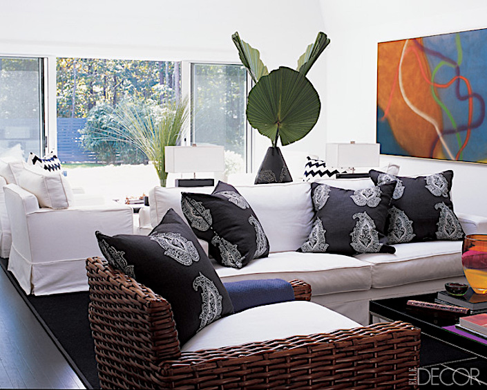 Eric Hughes Hamptons house, photo Roger Davies for ELLE DECOR