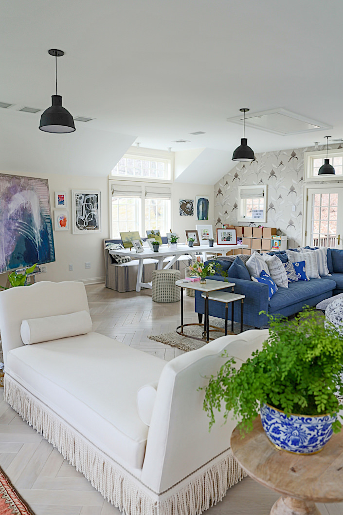 Art loft at One Kings Lane Connecticut House