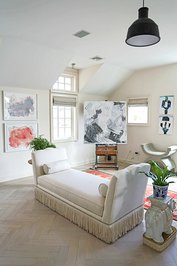 Art loft at One Kings Lane Connecticut House 