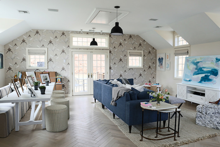 Art loft at One Kings Lane Connecticut House