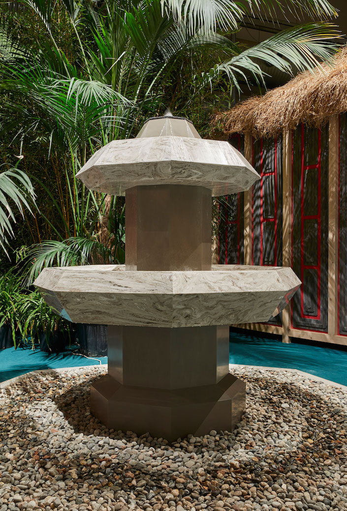Corian Cabana Club Spring Fountain