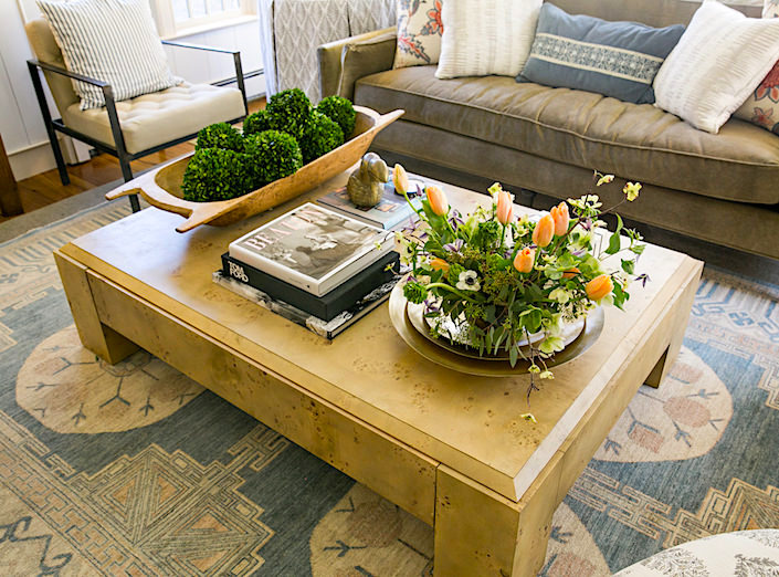 Kara Mann coffee table in the One Kings Lane Connecticut House