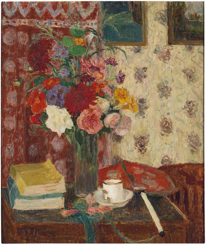 still life by Eugène Antoine Durenne at CHristies