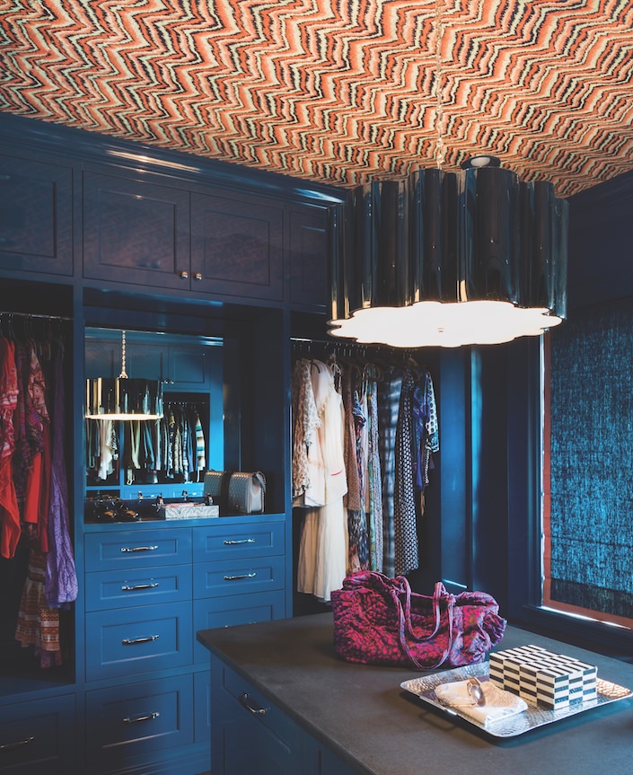 Andrew J Howard dressing room with Schumacher Flame