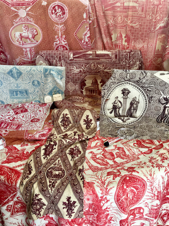 18th c. toiles form the collection of Jill Lasersohn