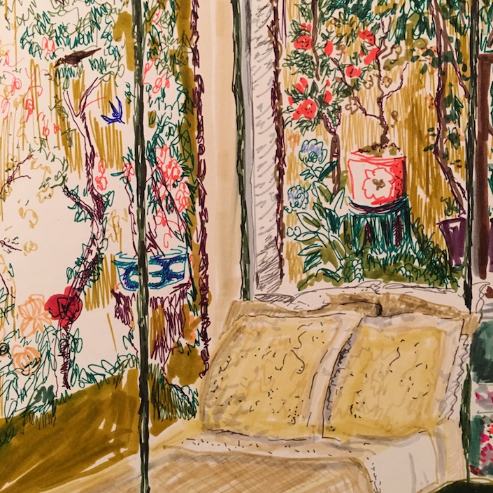 Jimmie Henslee illustration in How They Decorated