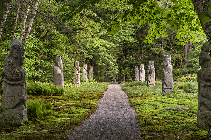 Rockefeller Family Gardens Abby Aldrich Garden in Maine by Larry Lederman