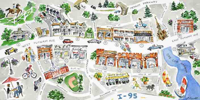 Greenwich Design District map