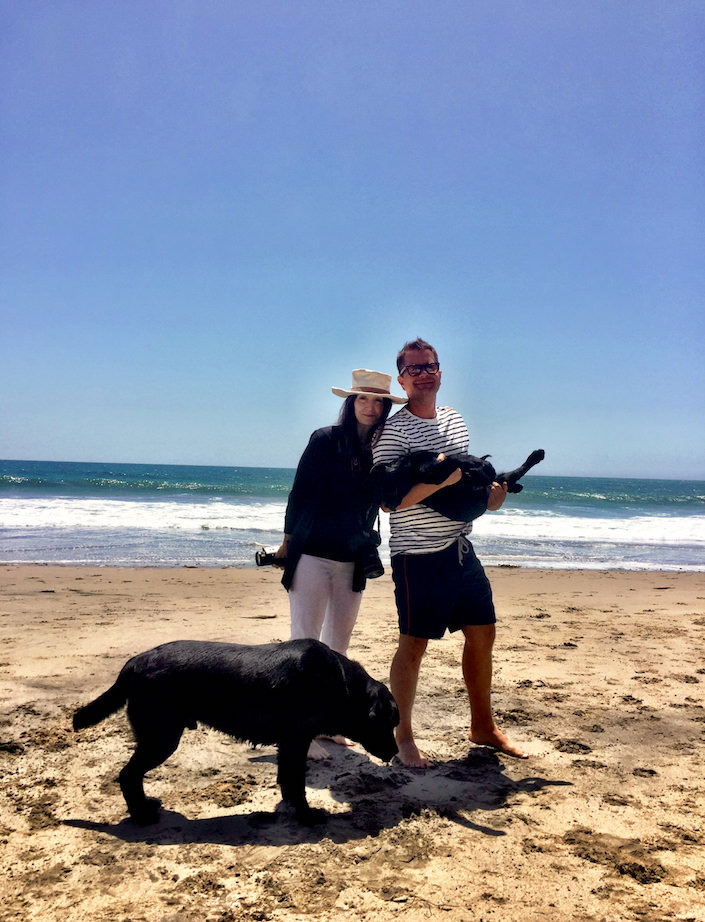 Stacey Bewkes and Nathan Turner shooting At Home with Dogs and Their Designers-1