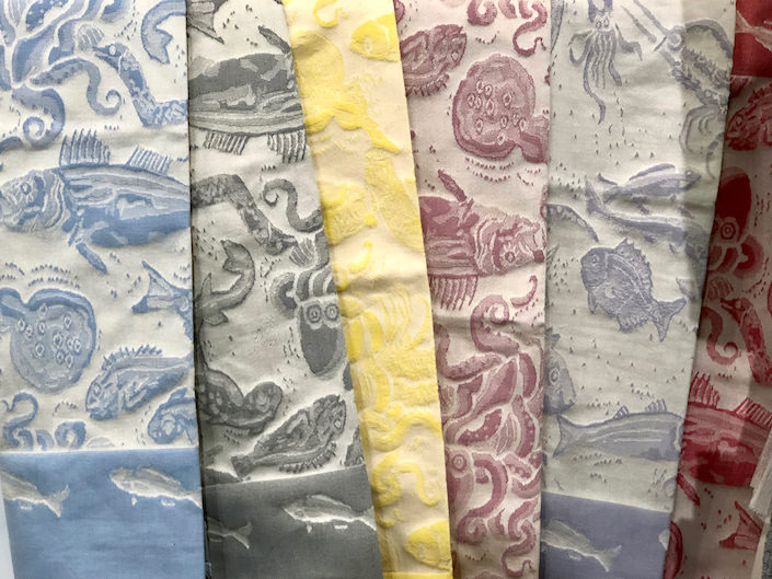 Busatti dish towels at NY Now 2018