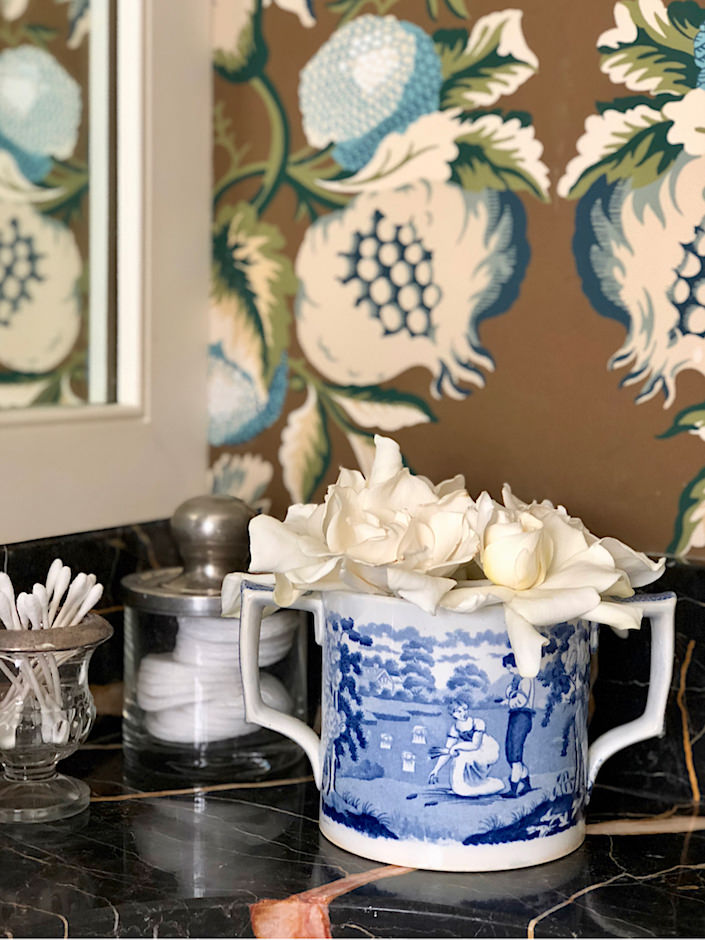 High Camp Supply Gardenias in bathroom