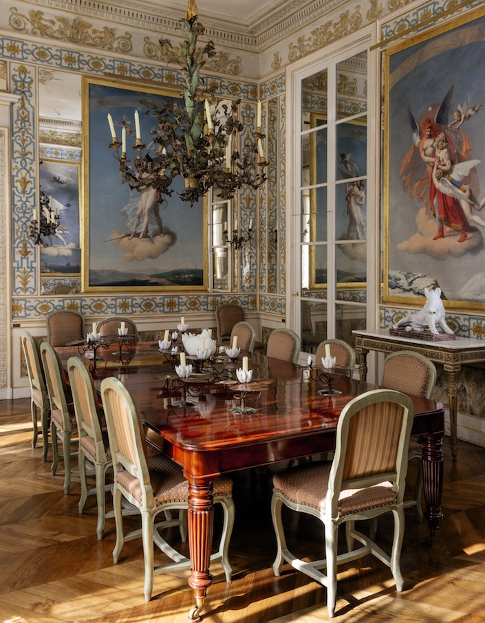 Pierre Berge Paris dining room